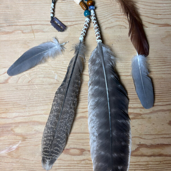 Feather clip in 'the earth collection' no.1