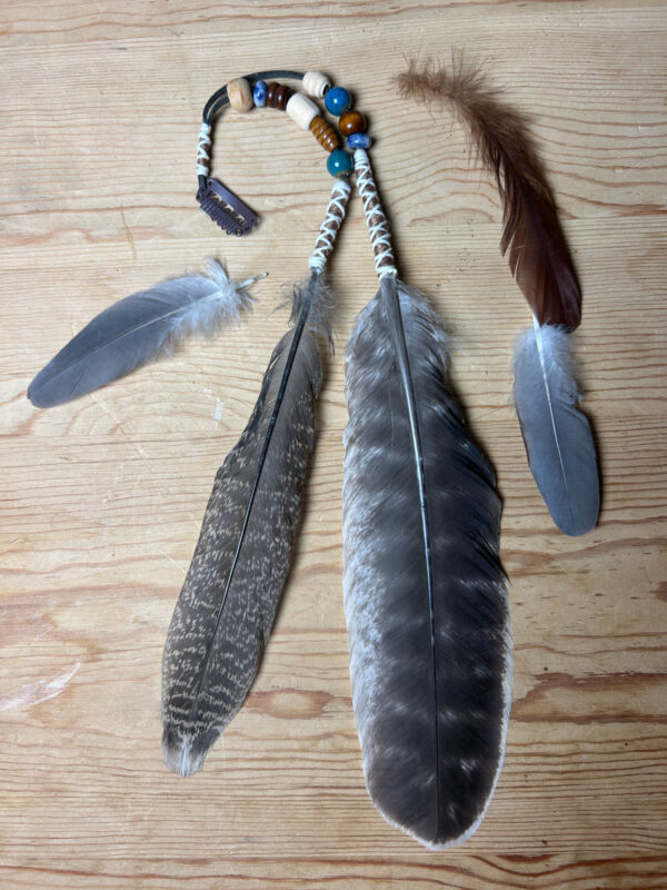 Feather clip in 'the earth collection' no.1